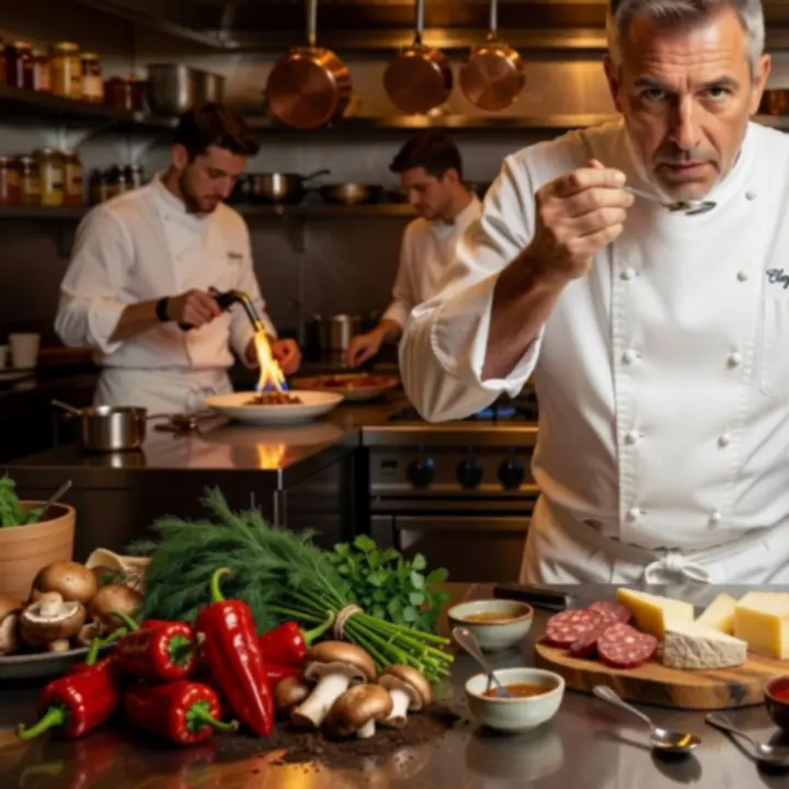 Séf portré a Best Program Center gourmet konyhájában